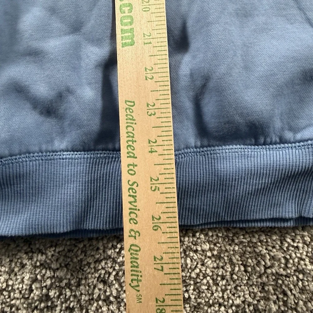 Nike Sweater Men XL Powder Blue Pullover Thrashed Hoodie Grunge Streetwear Baggy